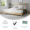 Flash Furniture 8" King Cooling Green Tea Memory Foam Mattress CL-MF101-8-K-GG - alternate 9